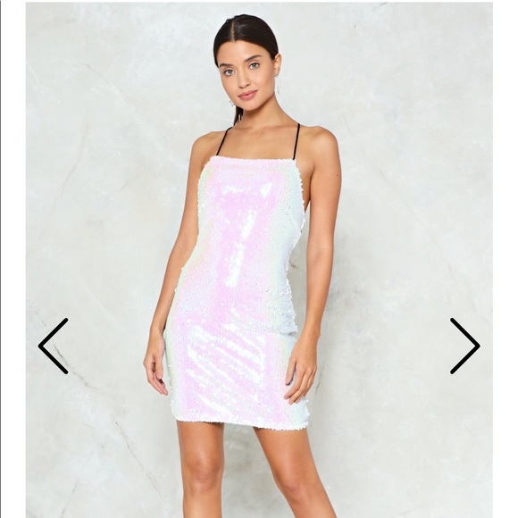 Nasty Gal Dresses & Skirts - Nasty gal sparkle  of my eye sequence dress